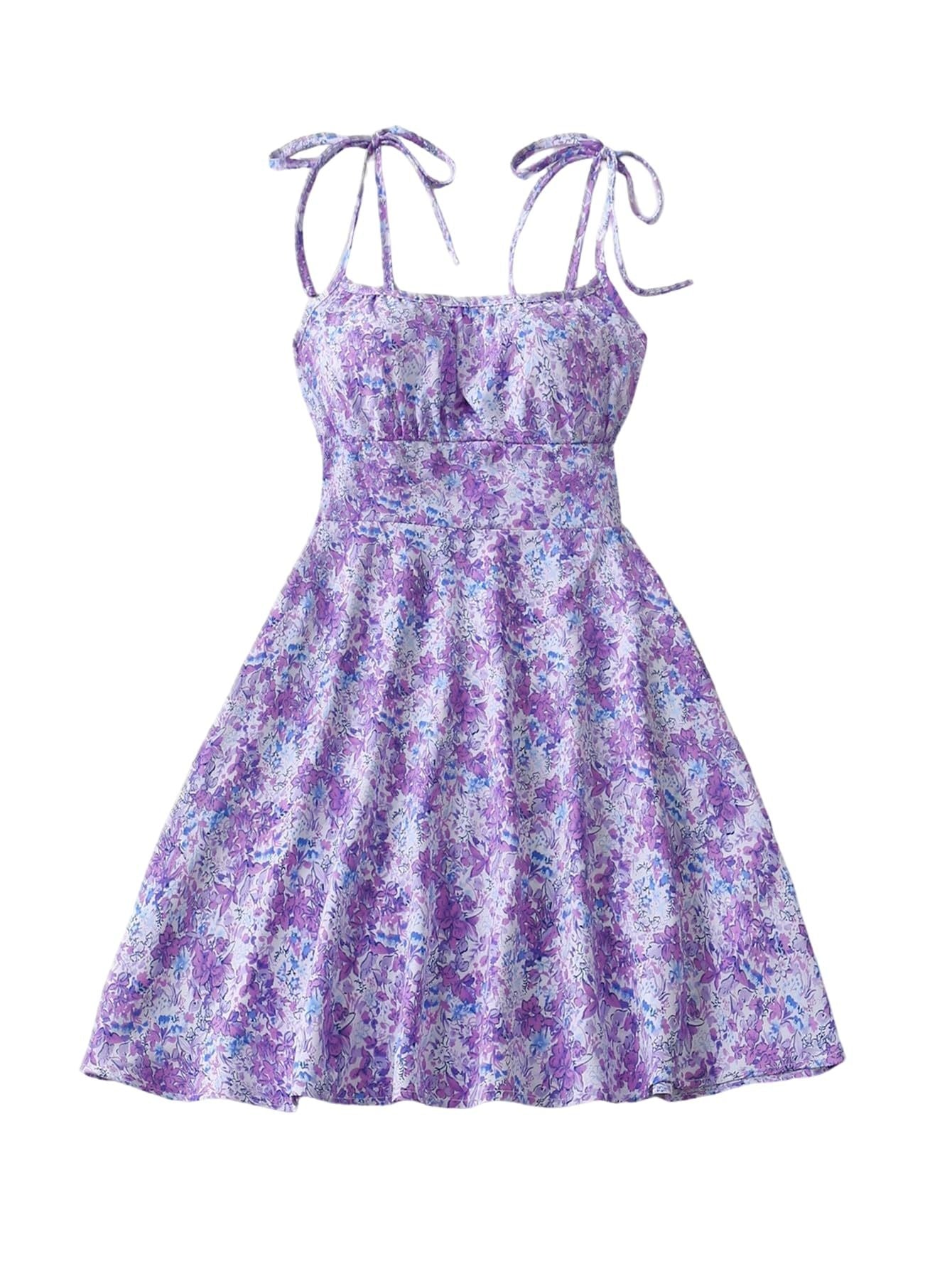 Floral A-Line Mini Summer Casual Dress - ICYBOO