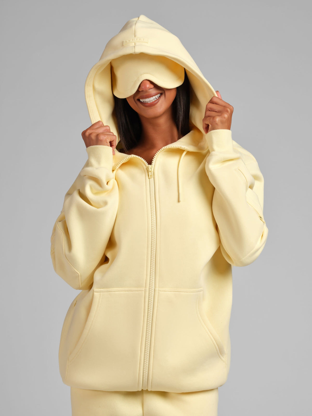 CloudTouch Heavyweight Fleece Travel Zip Hoodie