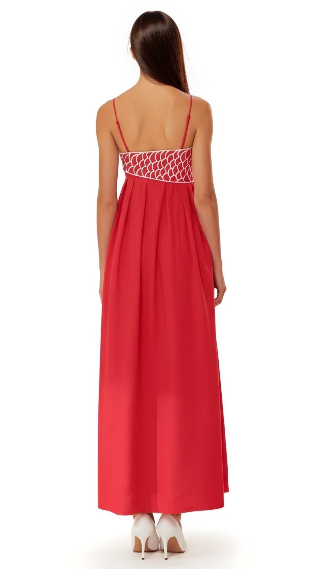 Deborah Maxi Dress with Embroidery