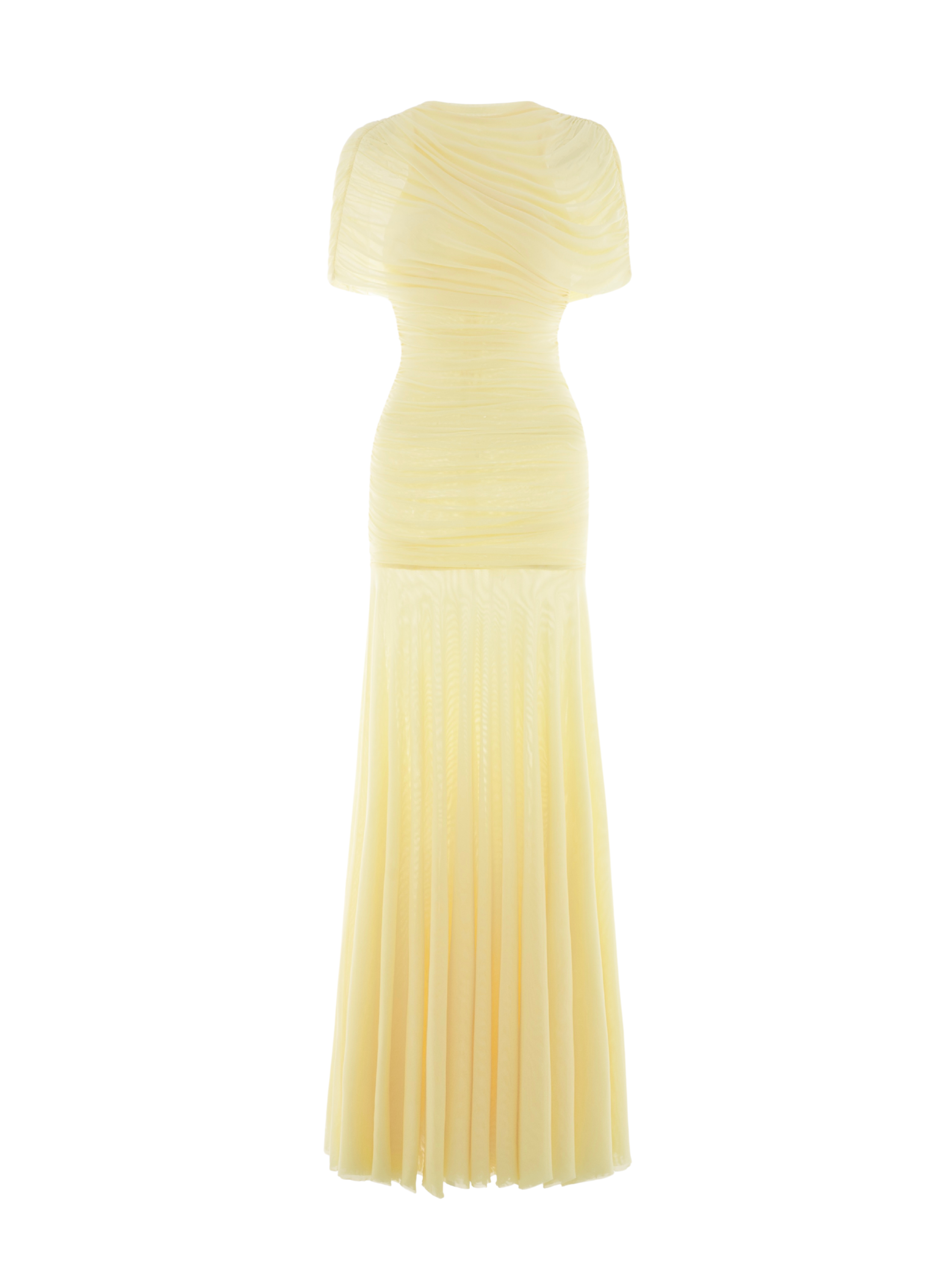 Mado One Shoulder Ruched Maxi Dress