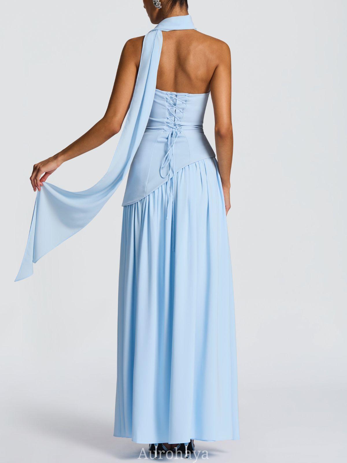 Solène Asymmetrical Maxi Gown
