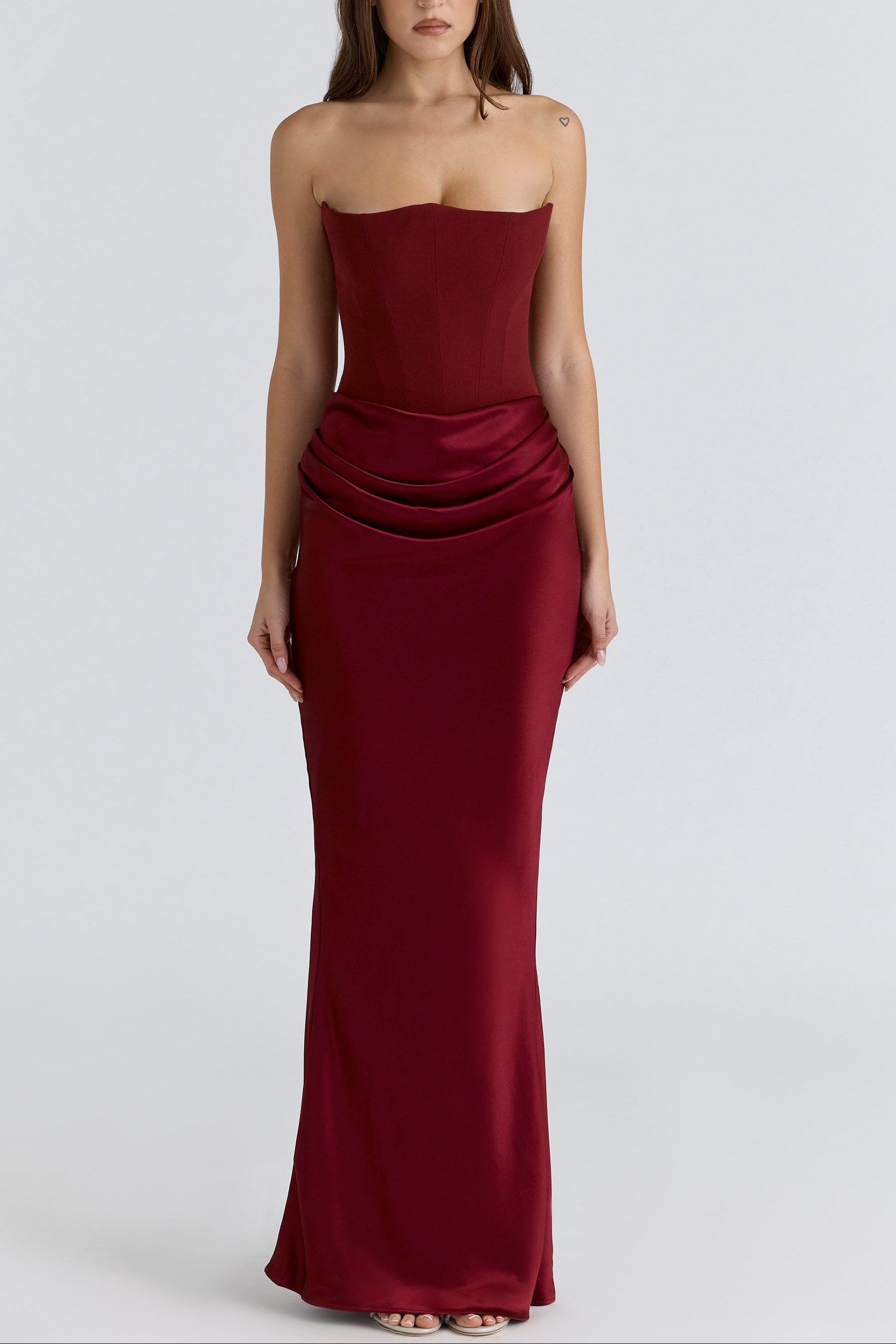 Midnight Siren Corset maxi Dress ICYBOO