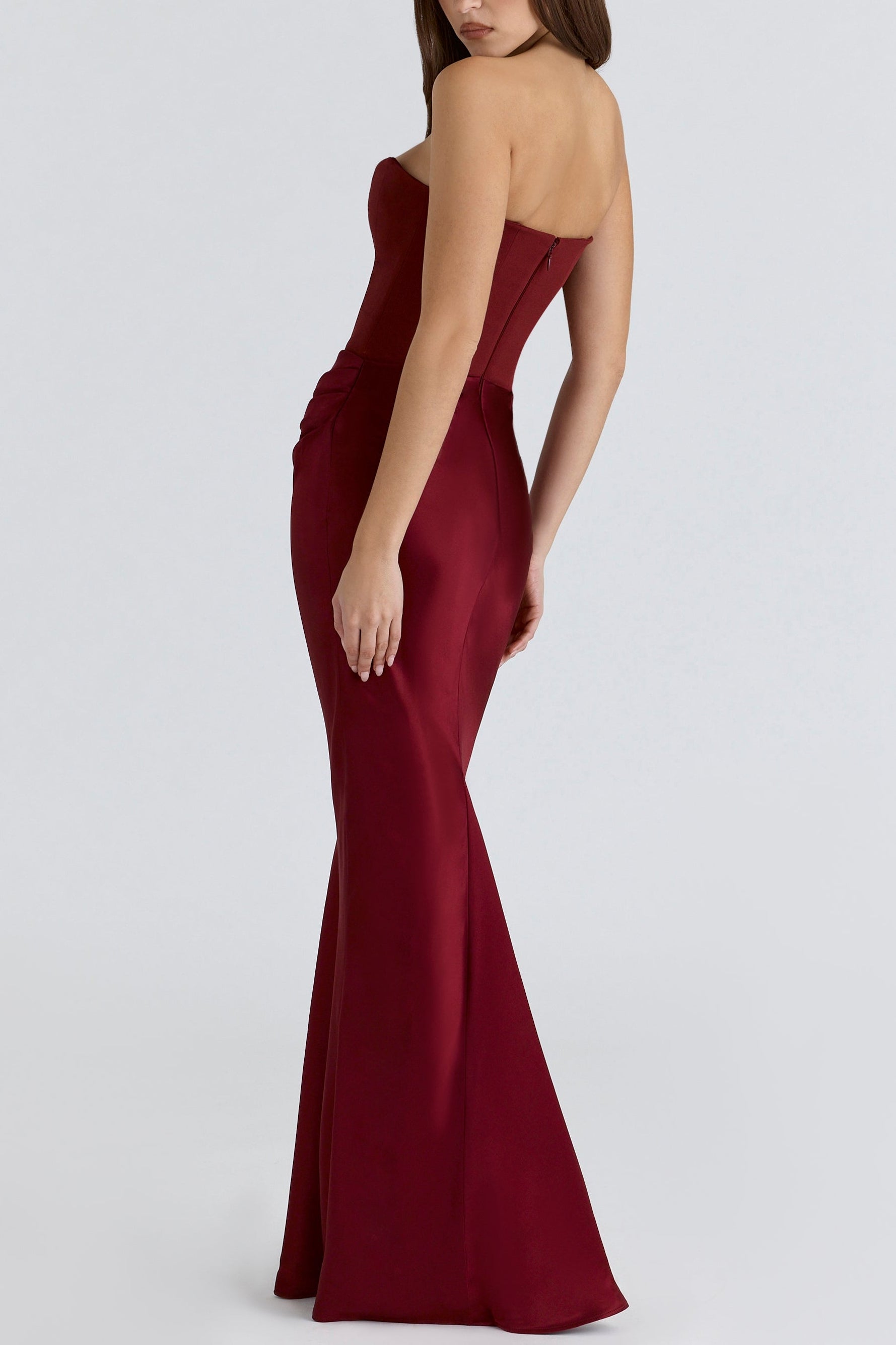 Midnight Siren Corset maxi Dress ICYBOO