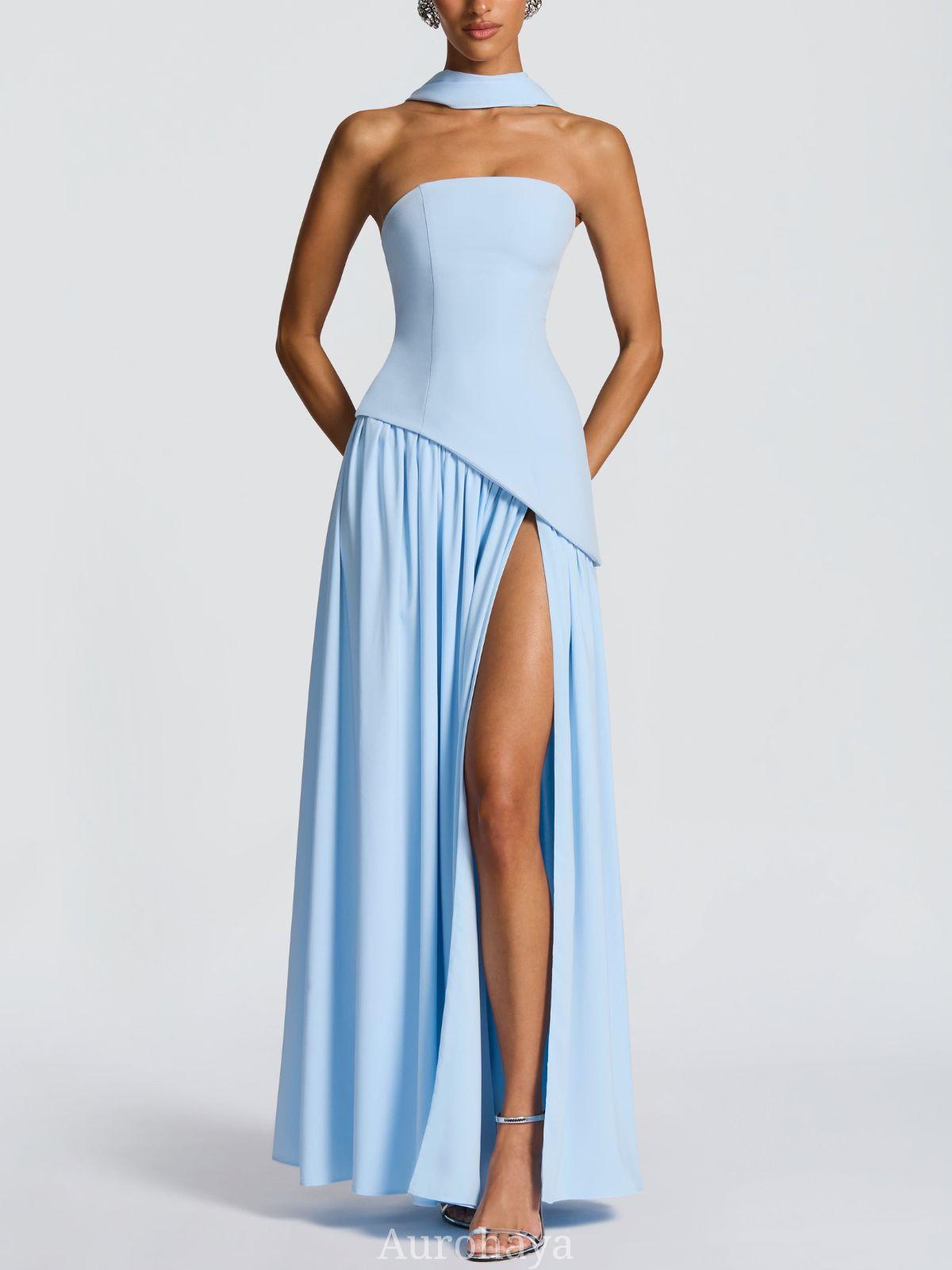 Solène Asymmetrical Maxi Gown