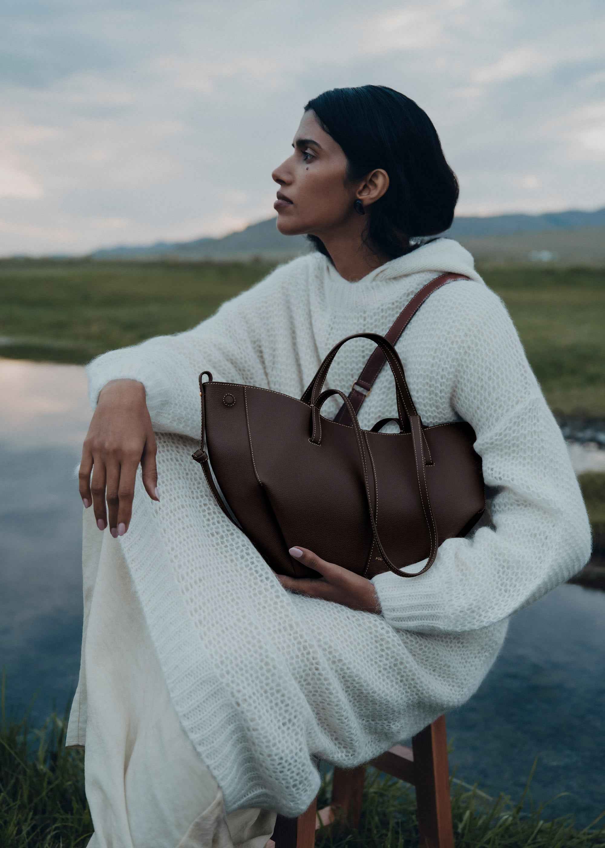 Cyme Mini | WOMEN'S TEXTURED SCULPTURED MINI CASUAL TOTE BAG