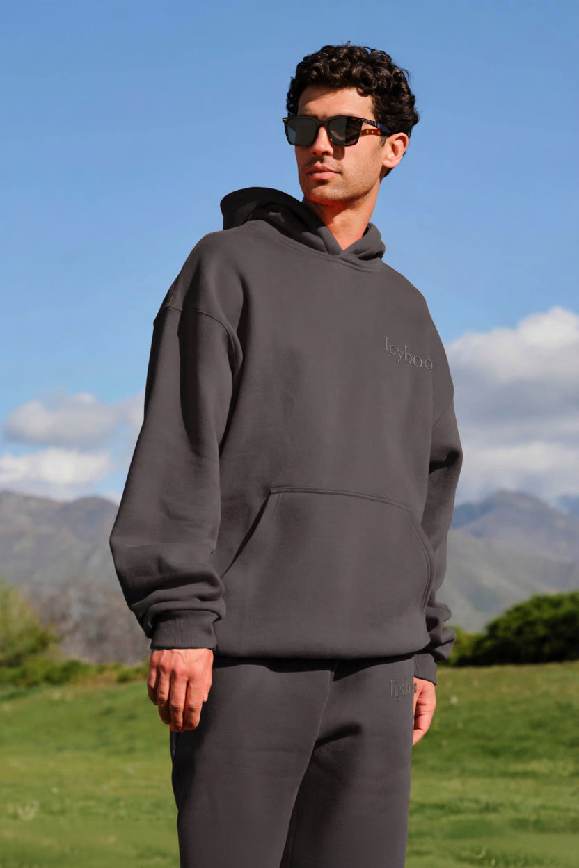 Minimalist Heavyweight Fleece Hoodie Mega