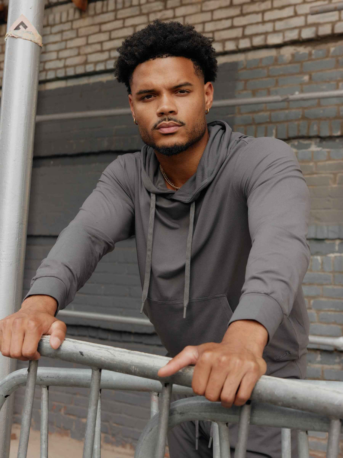 Brushed Lightweight Jersey Hoodie