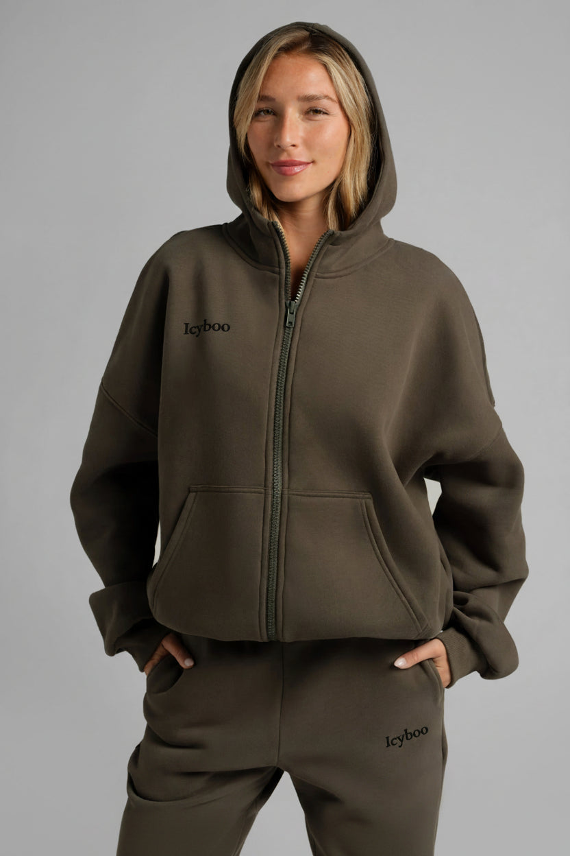 Cloud Heavyweight Fleece Zip Hoodie