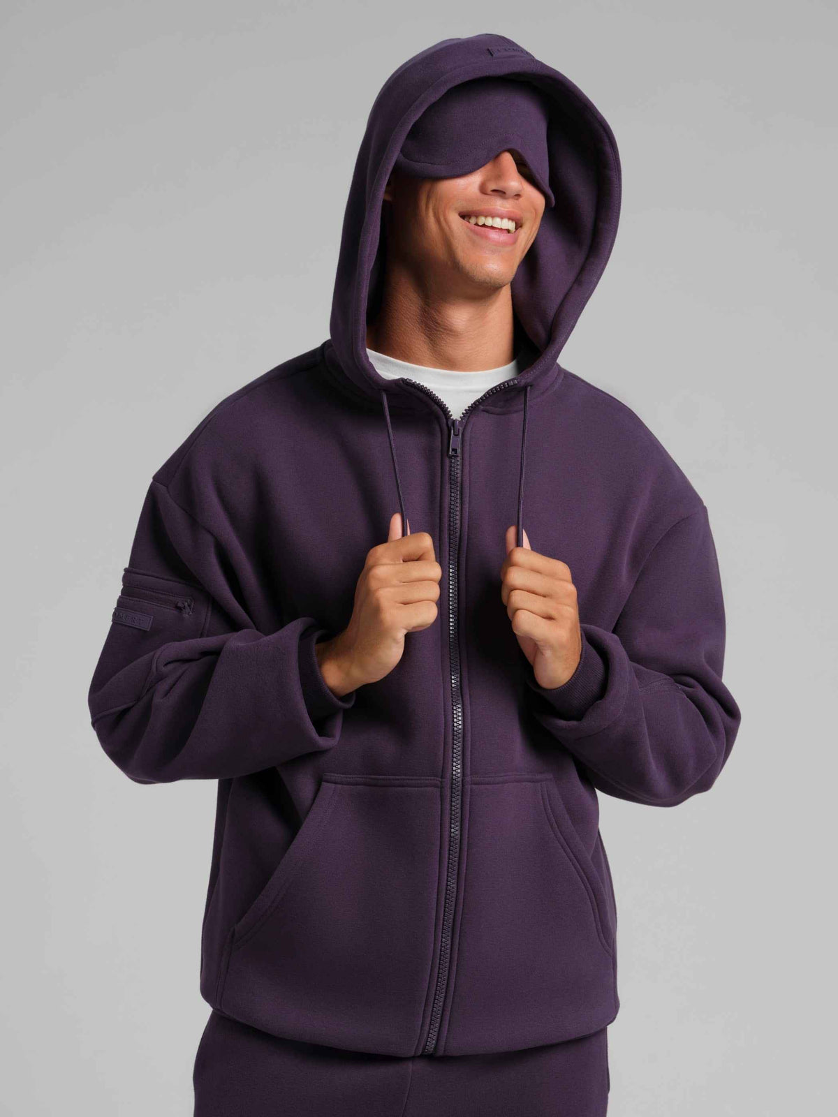 CloudTouch Heavyweight Fleece Travel Zip Hoodie