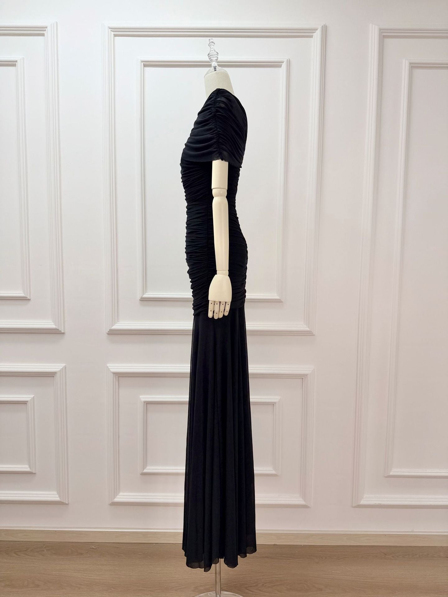 Mado One Shoulder Ruched Maxi Dress