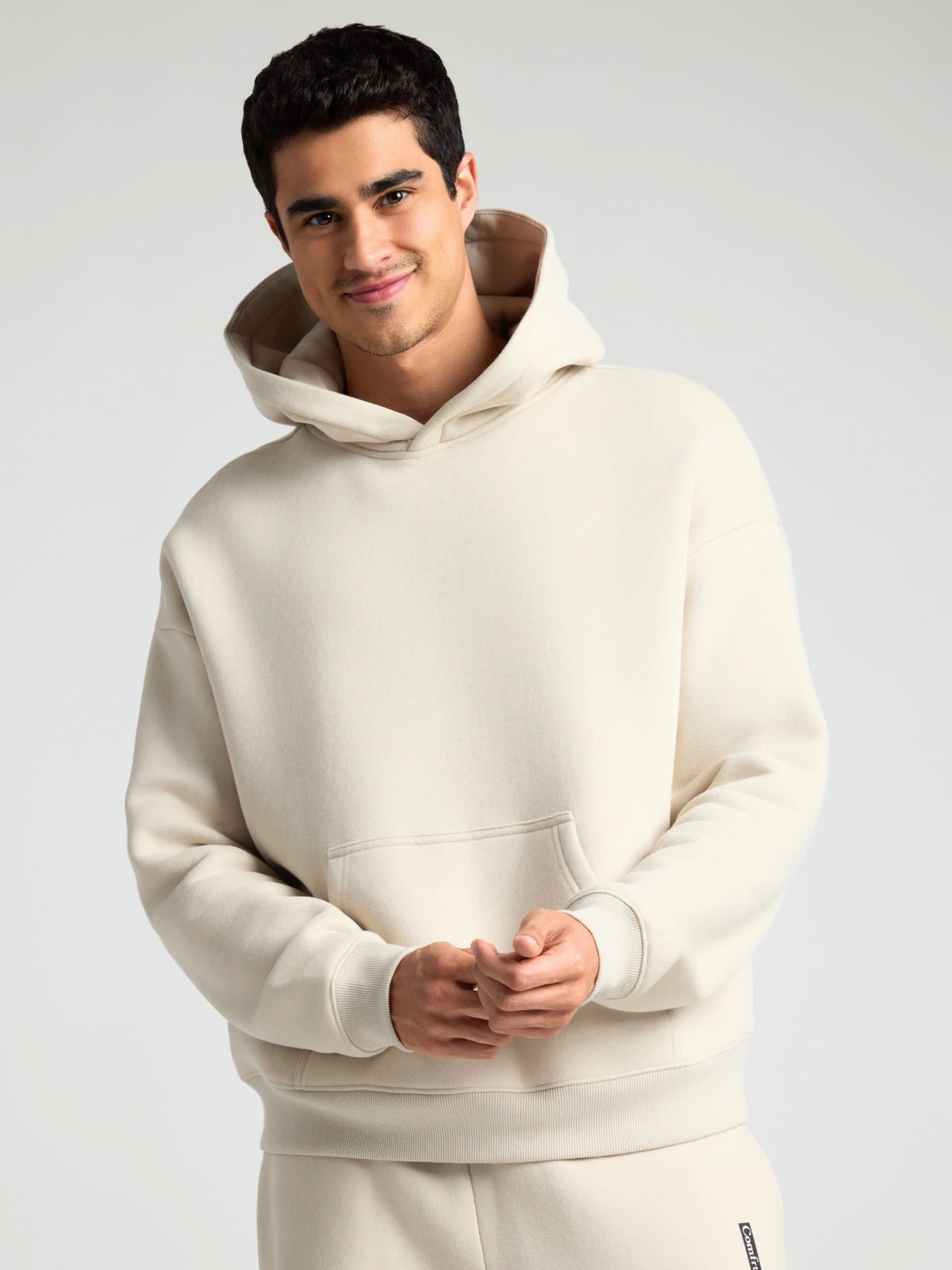 Basic Crop Fleece Hoodie