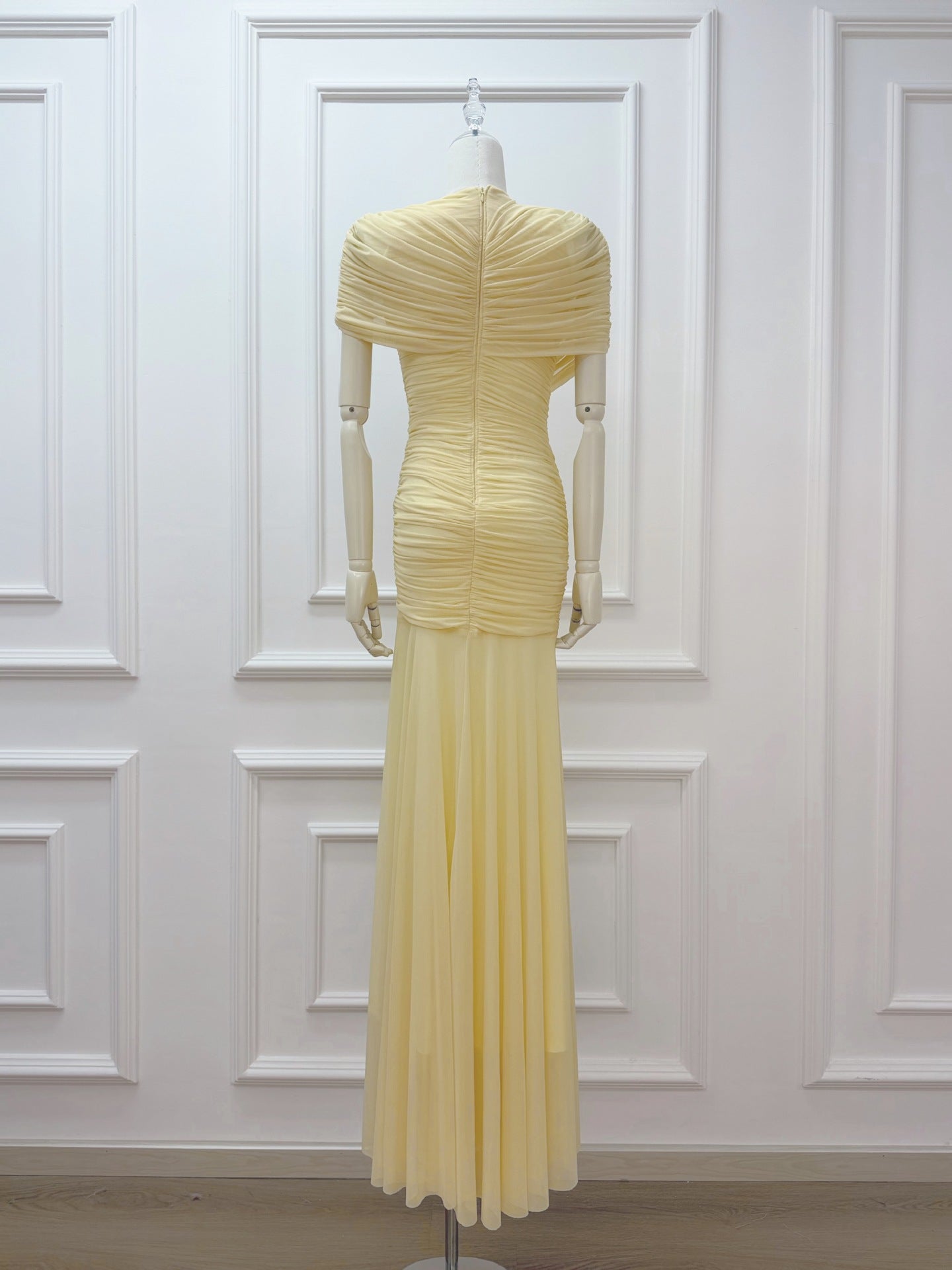 Mado One Shoulder Ruched Maxi Dress