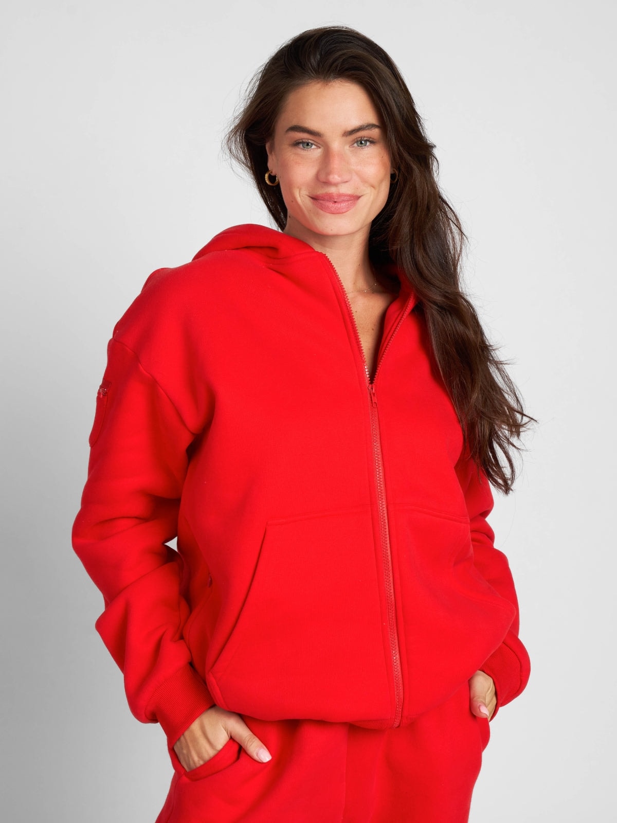 Travel Essentials Heavyweight Fleece Zip Hoodie