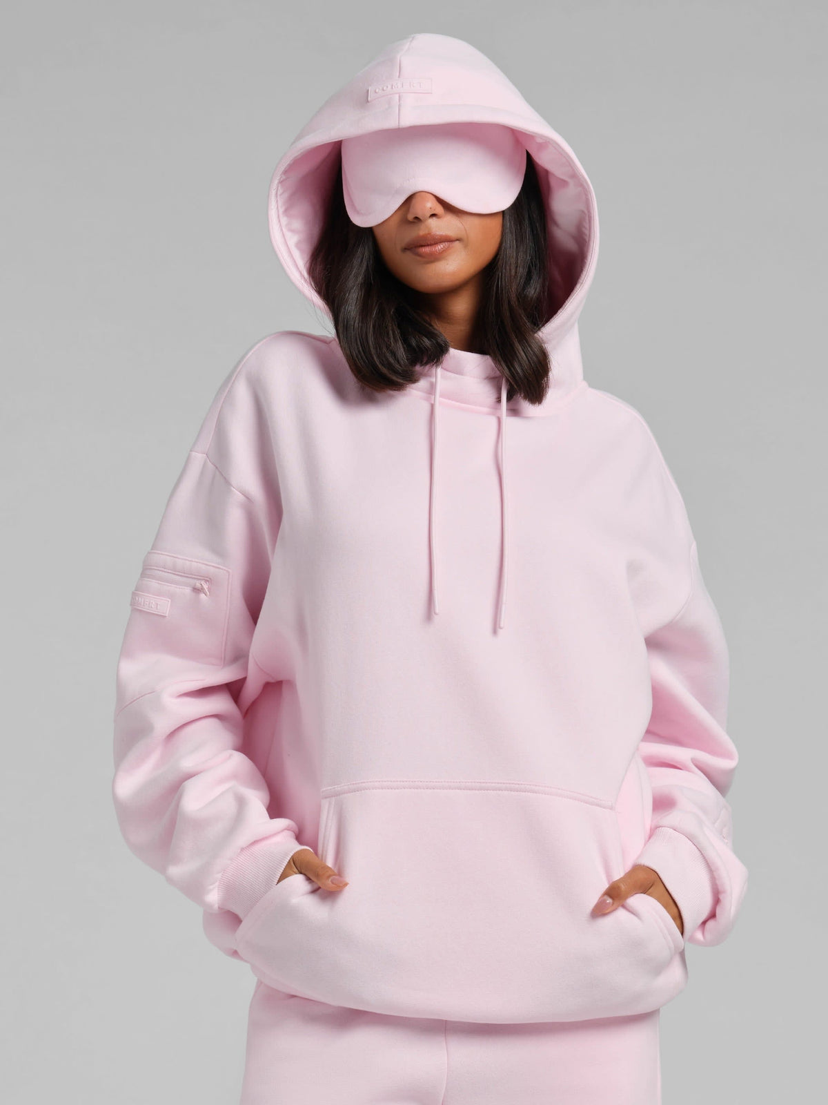 VIP Airplane Mode Travel Hoodie Mega Silk-Lined Hood