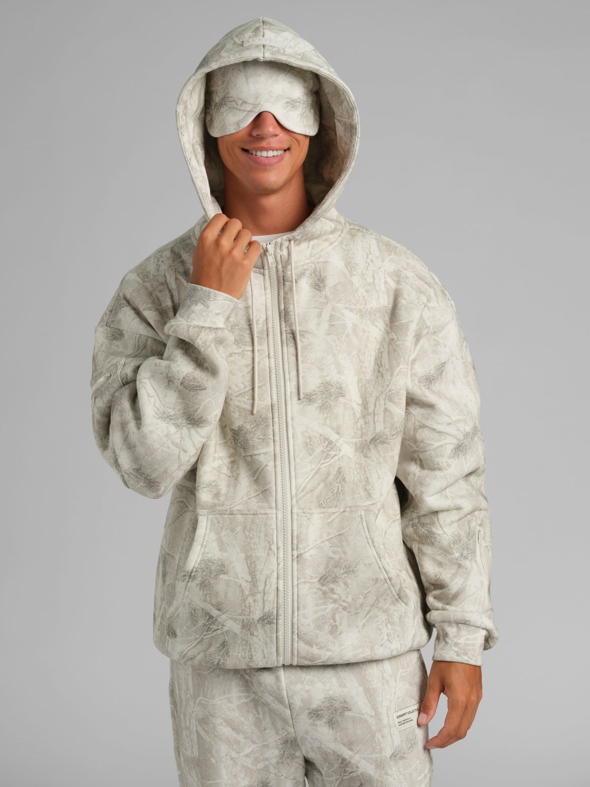 CloudTouch Heavyweight Fleece Travel Zip Hoodie