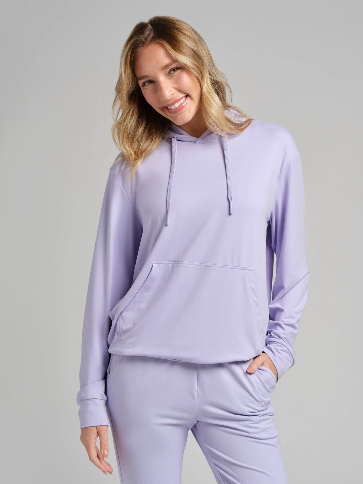 Brushed Lightweight Jersey Hoodie
