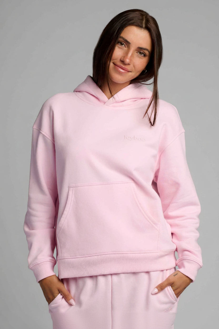 Halo Lightweight Fleece Crop Hoodie