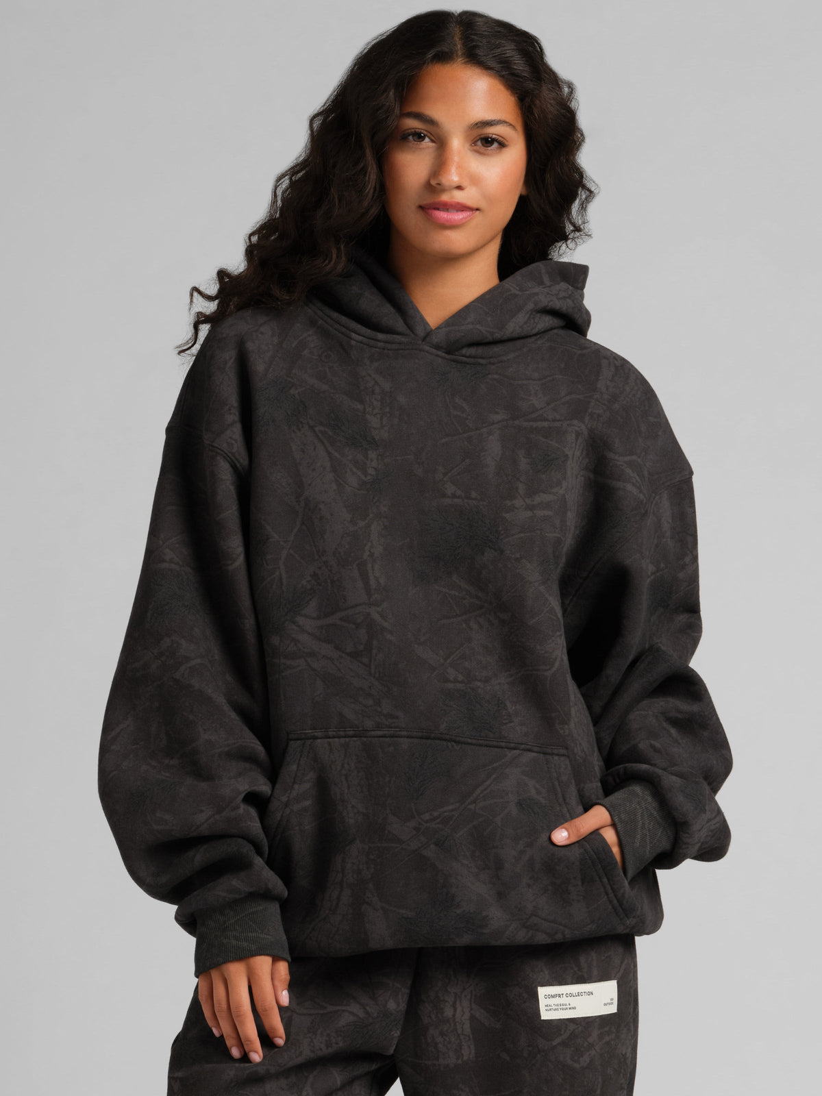 Camo Heavyweight Fleece Hoodie Mega