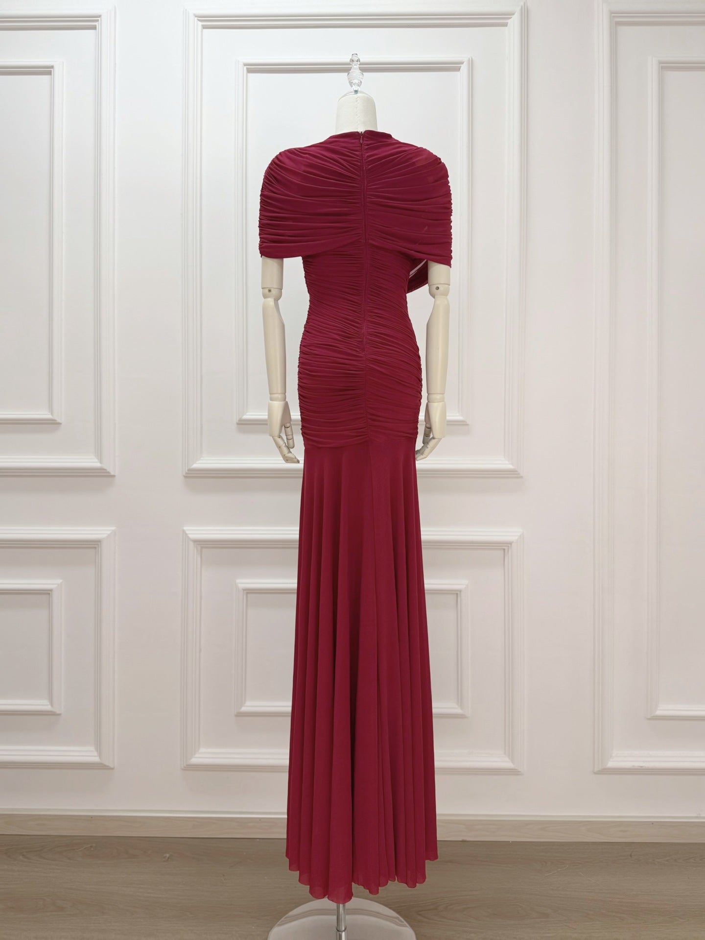 Mado One Shoulder Ruched Maxi Dress