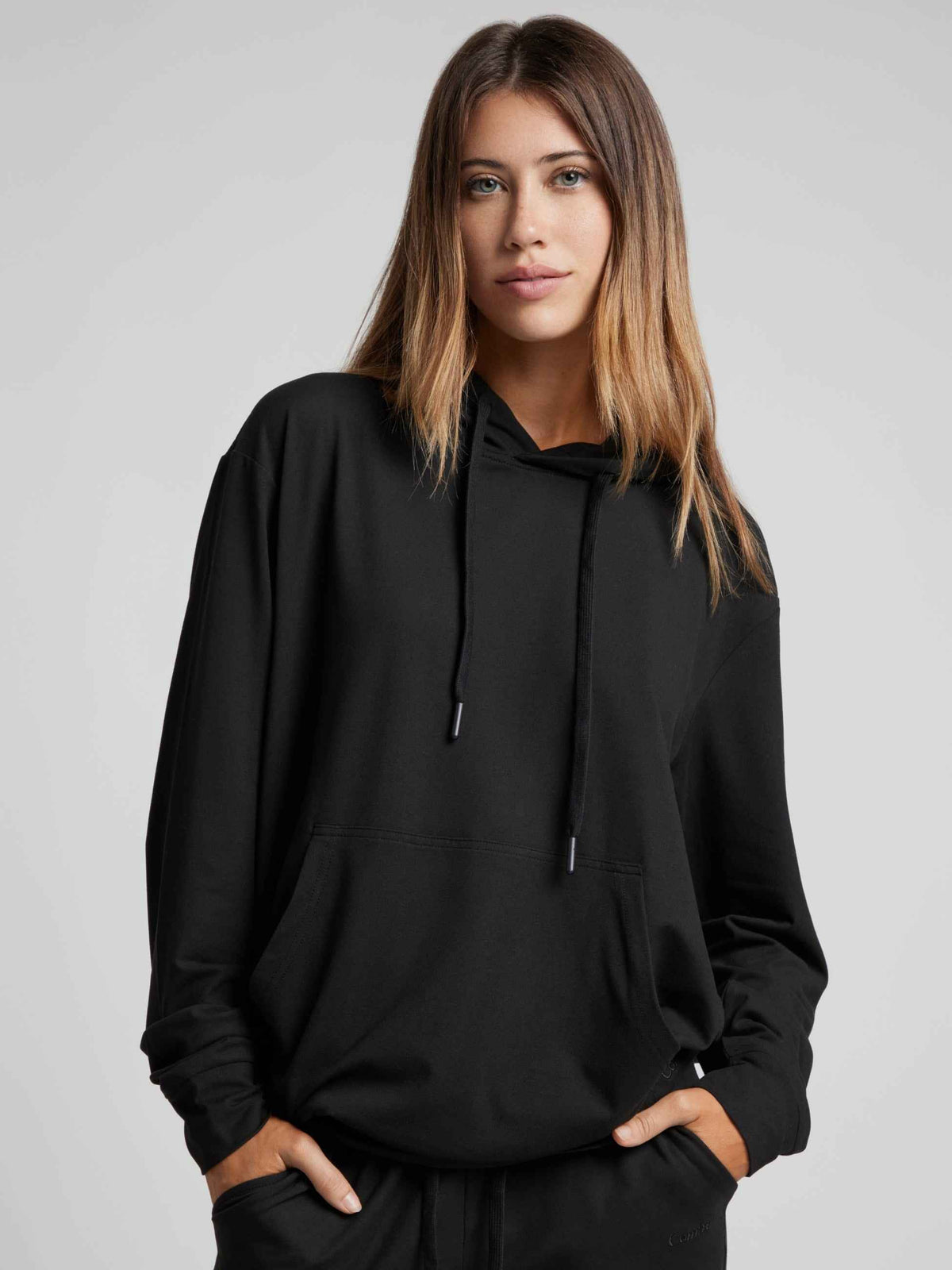 Brushed Lightweight Jersey Hoodie