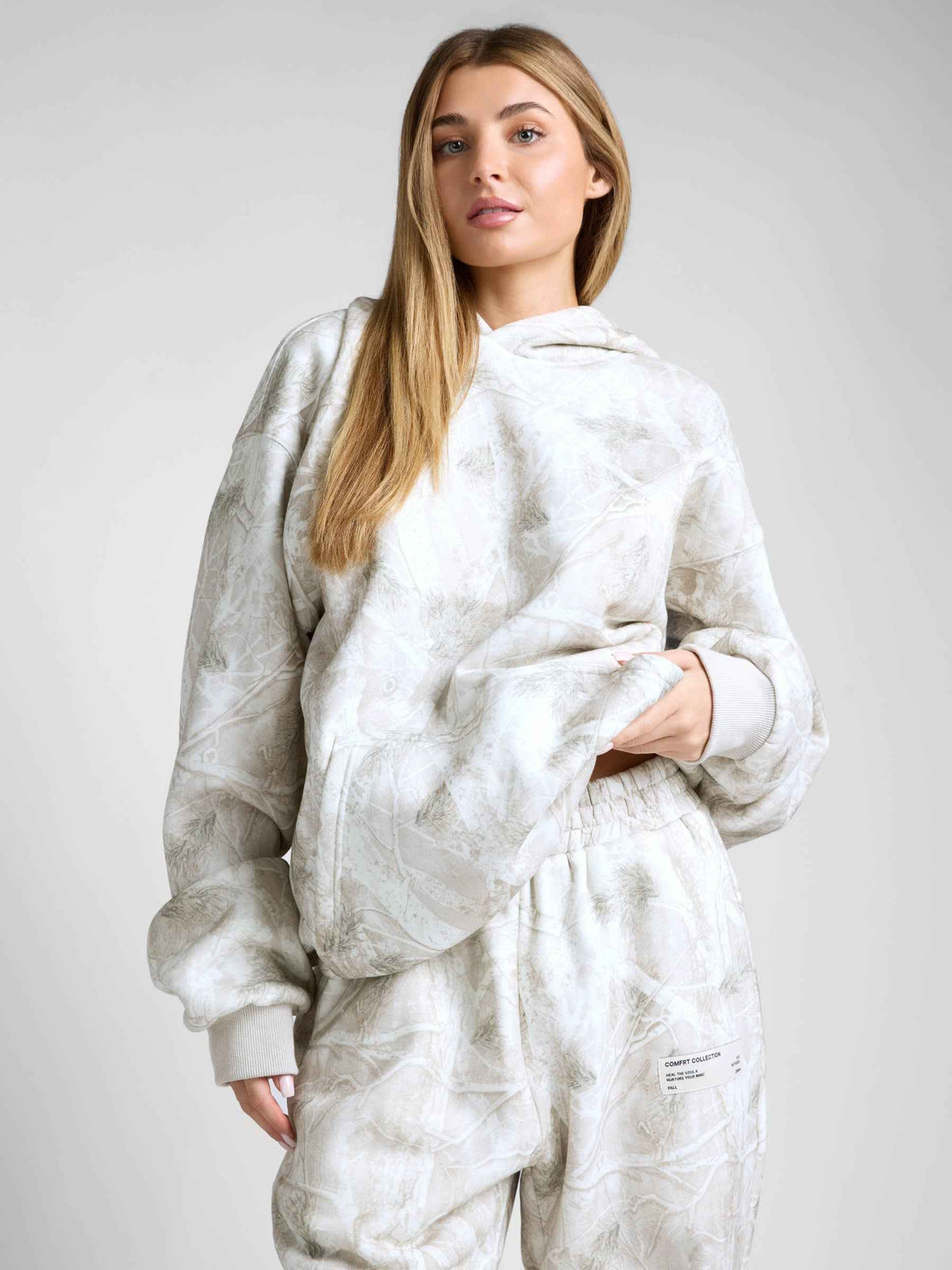 Camo Heavyweight Fleece Hoodie Mega