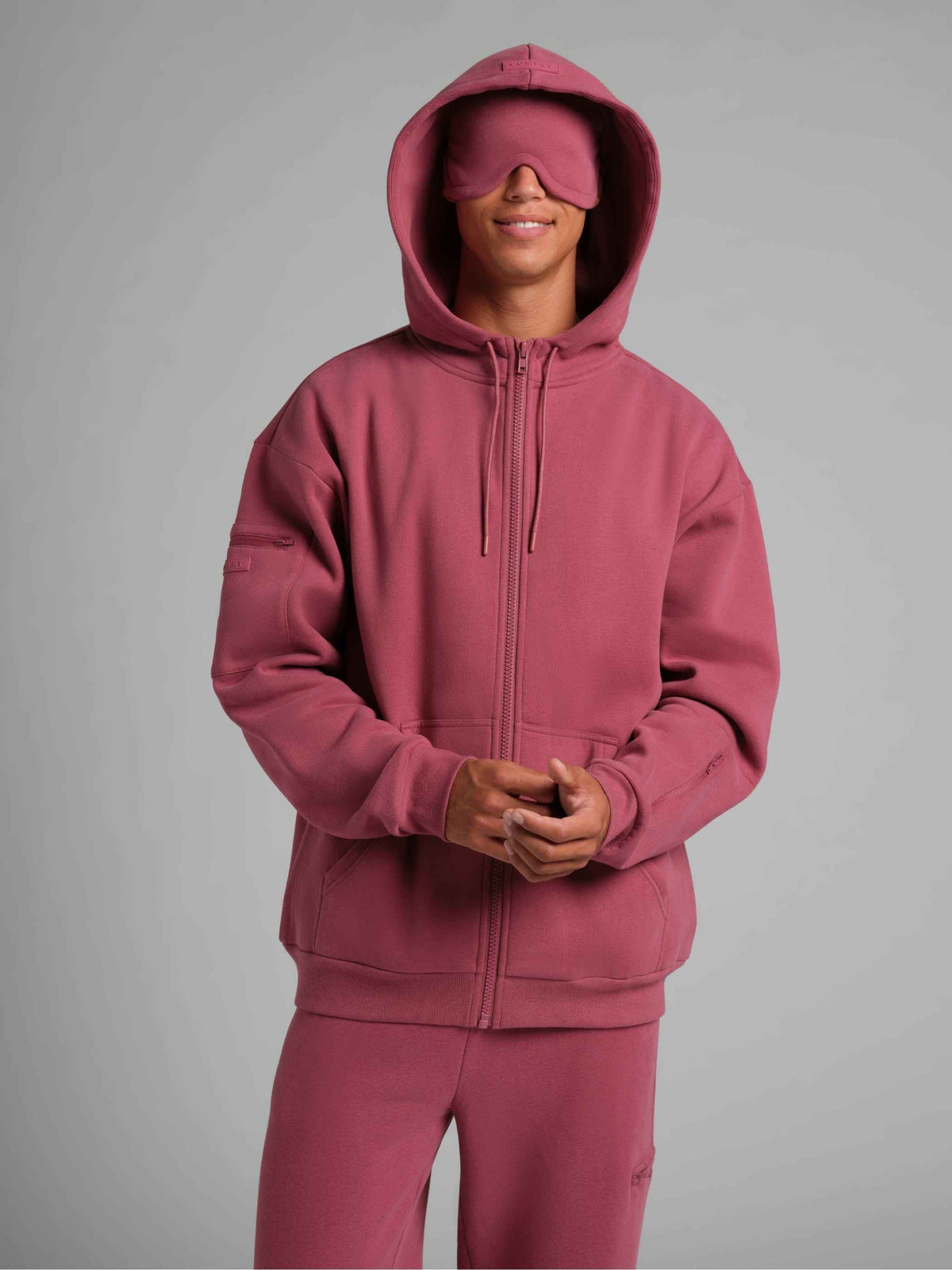 CloudTouch Heavyweight Fleece Travel Zip Hoodie