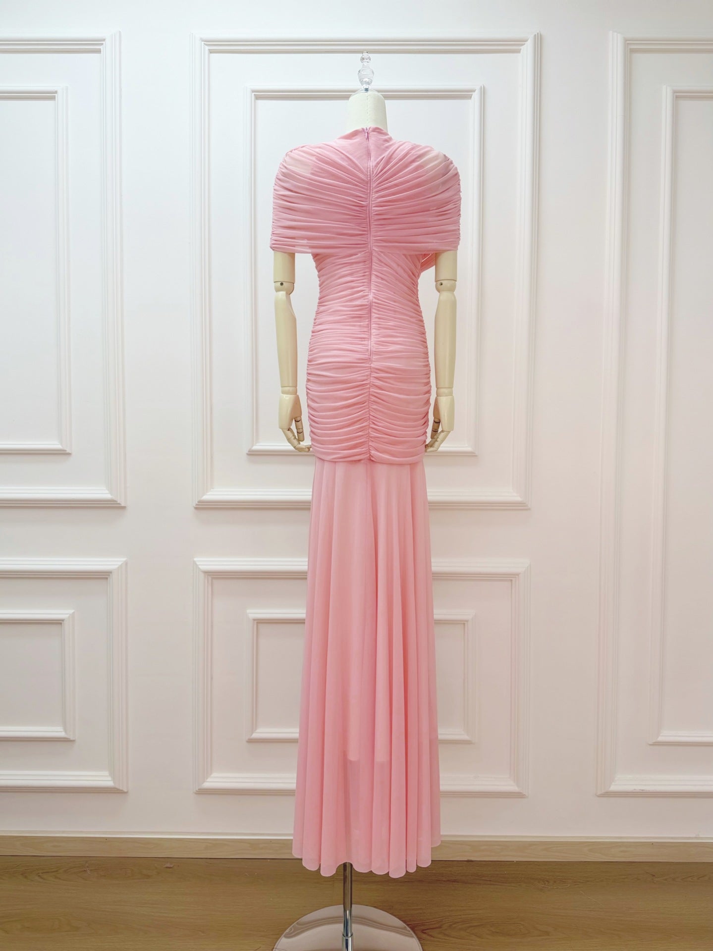 Mado One Shoulder Ruched Maxi Dress