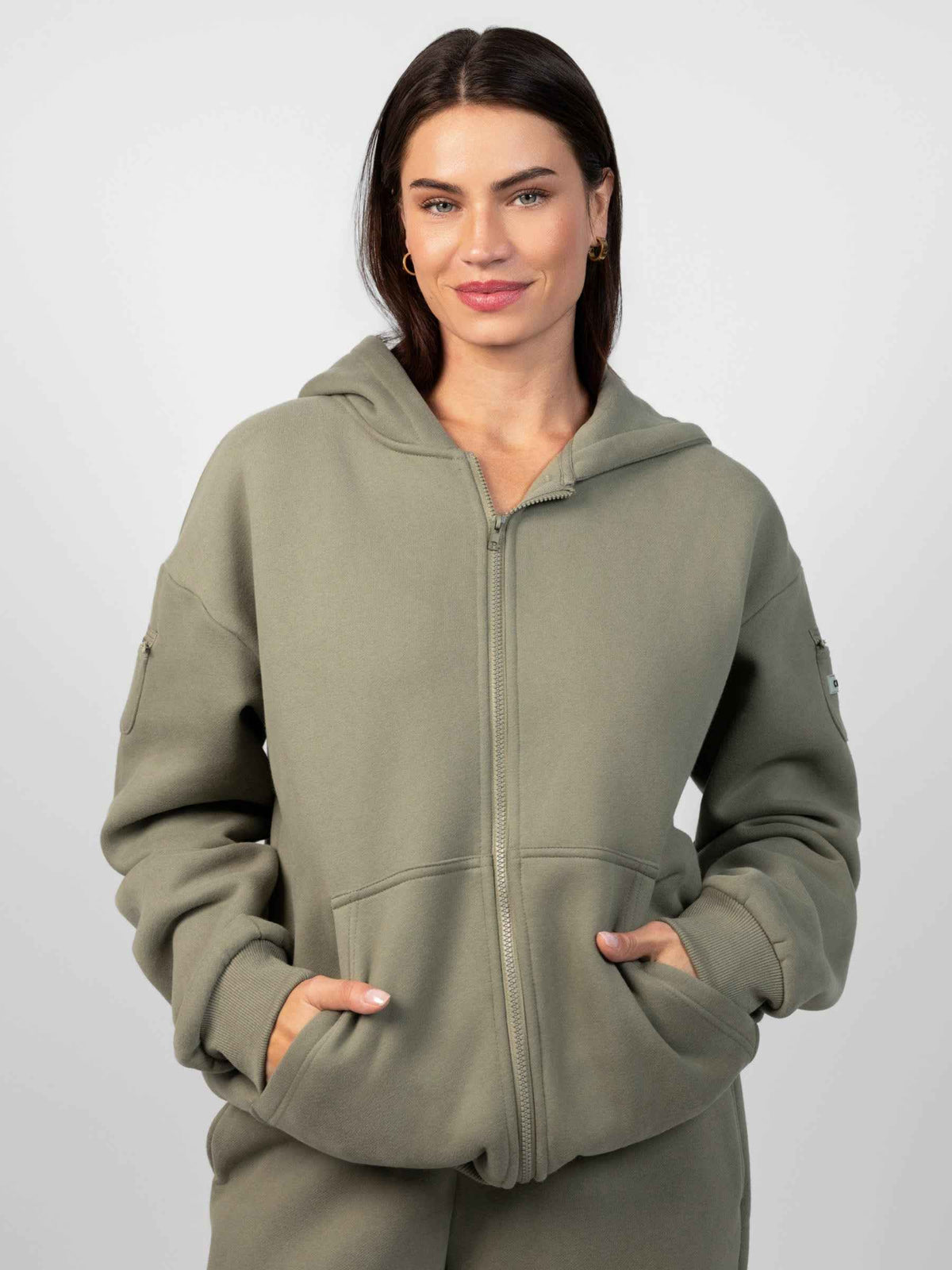 Travel Essentials Heavyweight Fleece Zip Hoodie