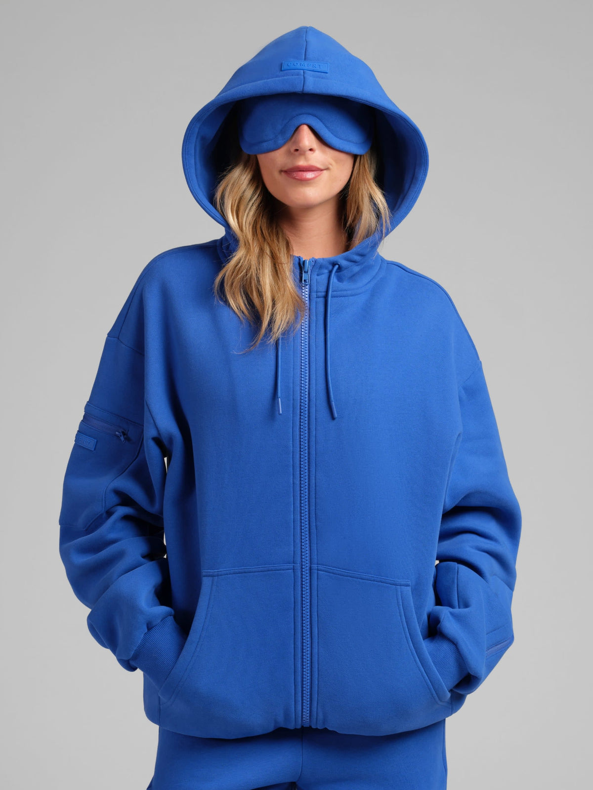 CloudTouch Heavyweight Fleece Travel Zip Hoodie