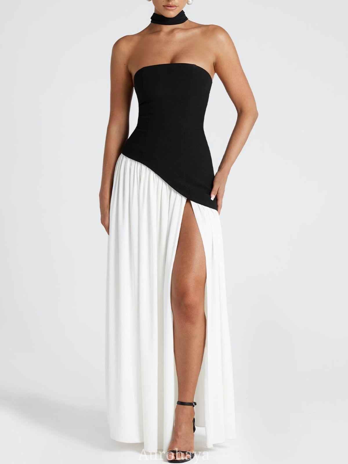 Solène Asymmetrical Maxi Gown