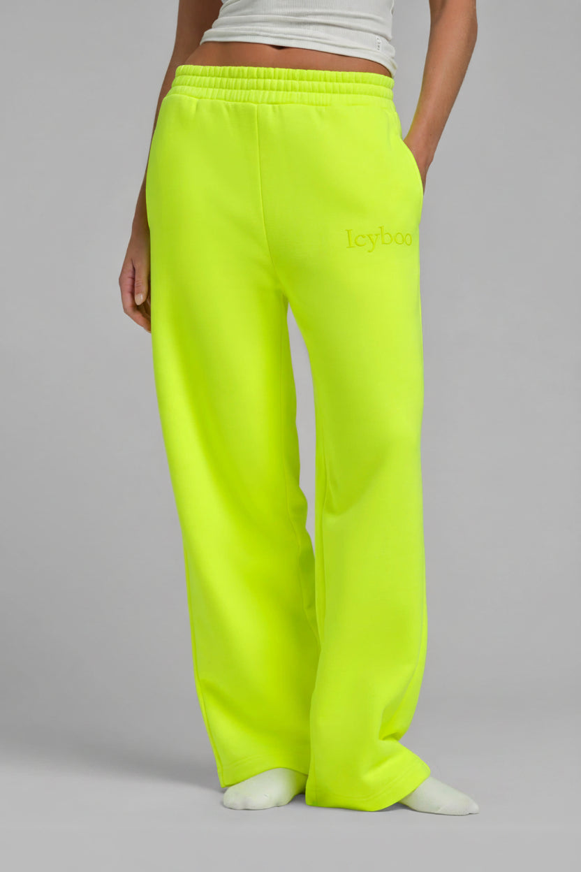 Neon Midweight Fleece Minimalist Straight Leg Sweatpants
