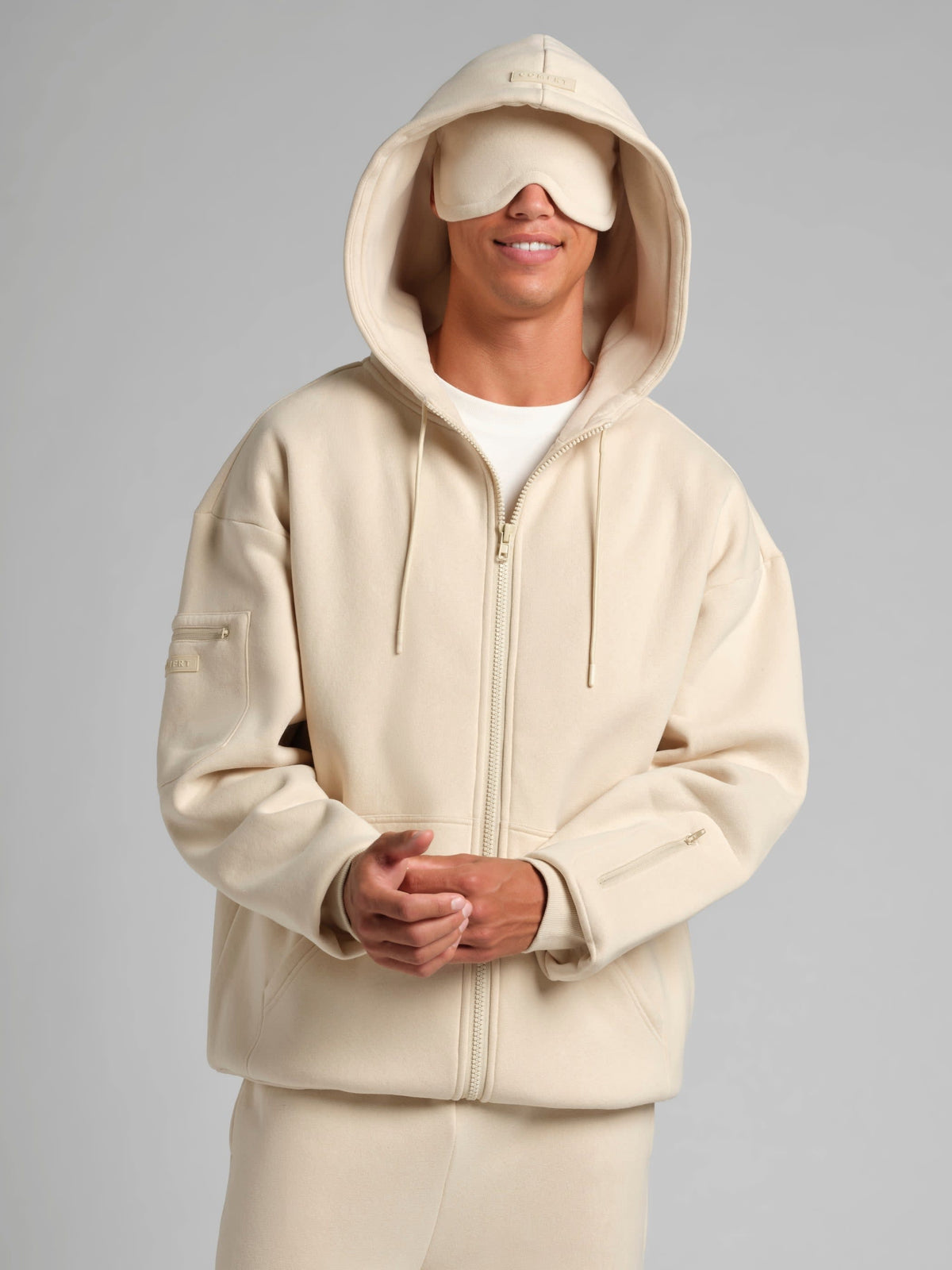 CloudTouch Heavyweight Fleece Travel Zip Hoodie