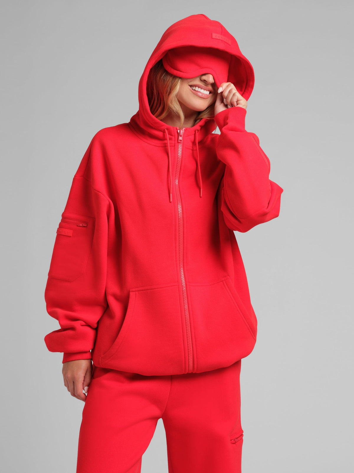 CloudTouch Heavyweight Fleece Travel Zip Hoodie