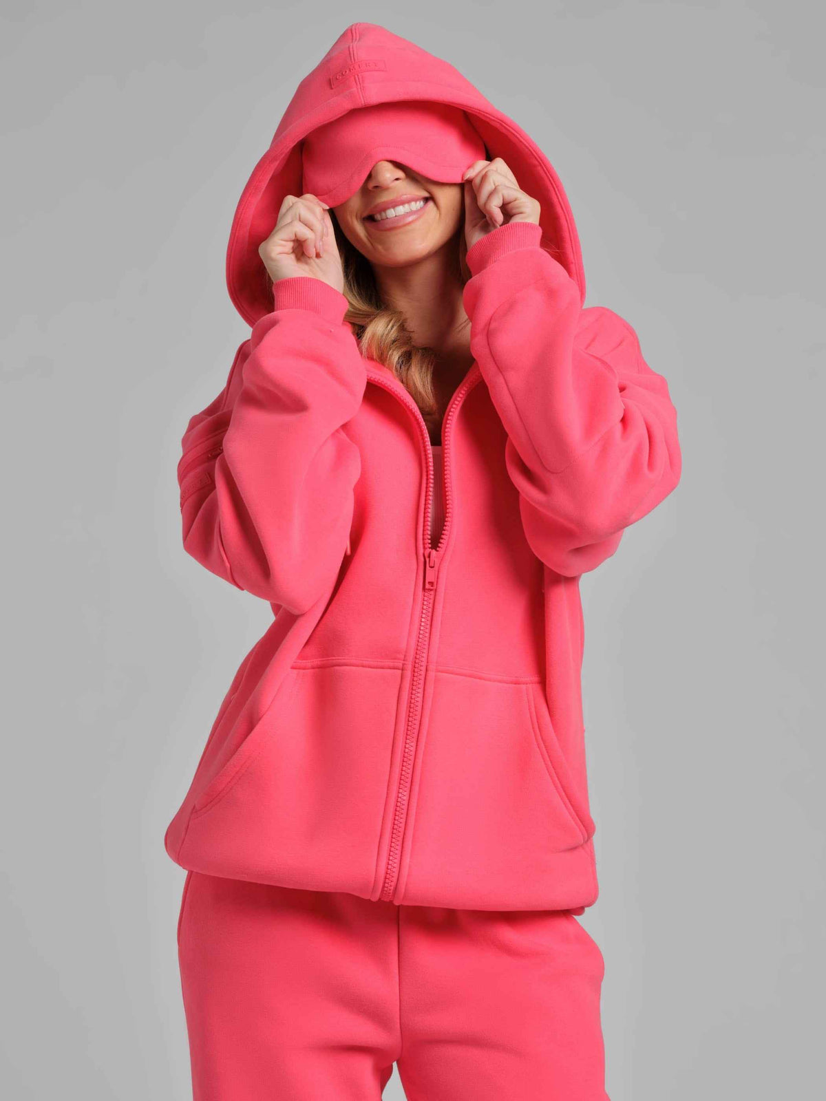 CloudTouch Heavyweight Fleece Travel Zip Hoodie