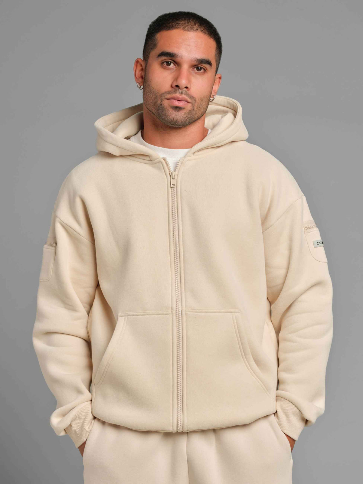 Travel Essentials Heavyweight Fleece Zip Hoodie