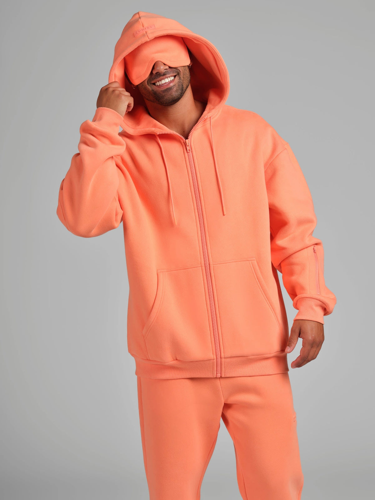 CloudTouch Heavyweight Fleece Travel Zip Hoodie