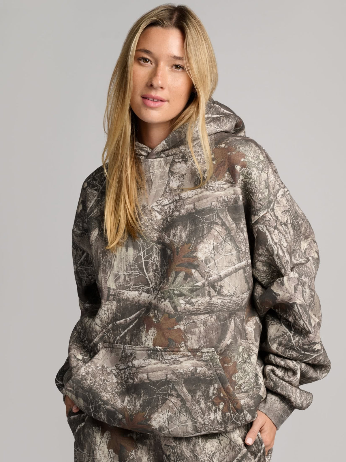 Camo Heavyweight Fleece Hoodie Mega