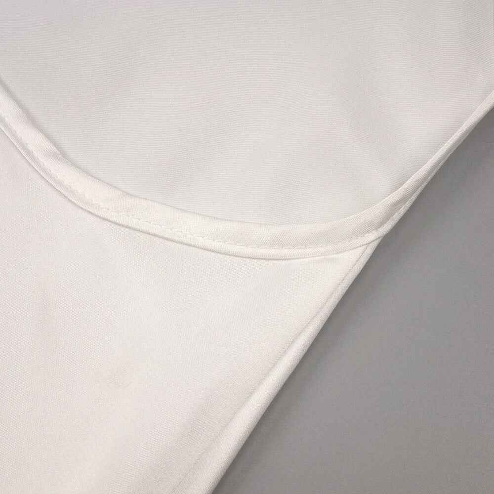 Désir Beaded Backless Maxi Dress White
