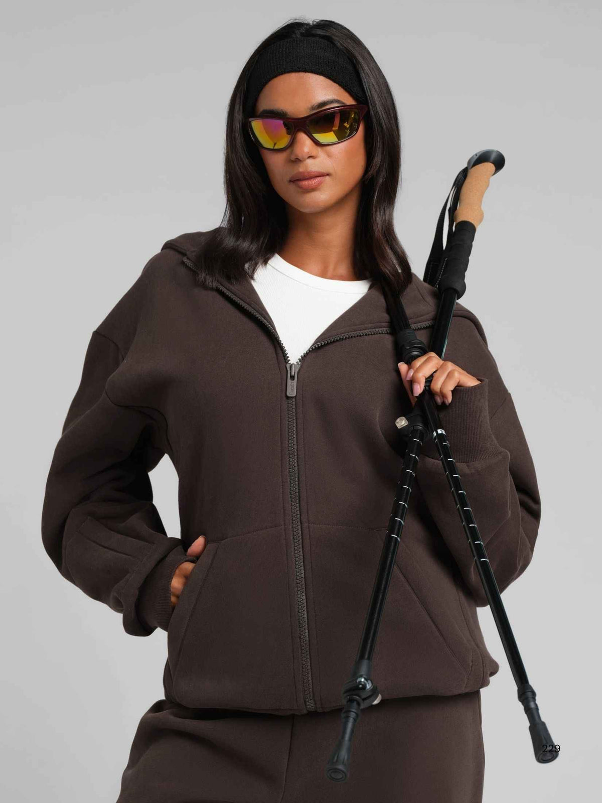 CloudTouch Heavyweight Fleece Explorer Travel Zip Hoodie