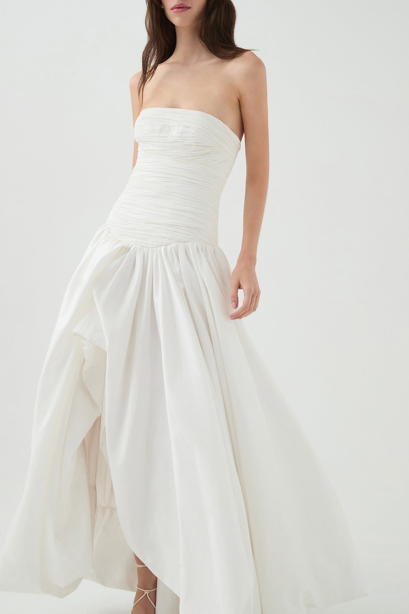 Violette Bubble Hem Maxi Drs - ICYBOO