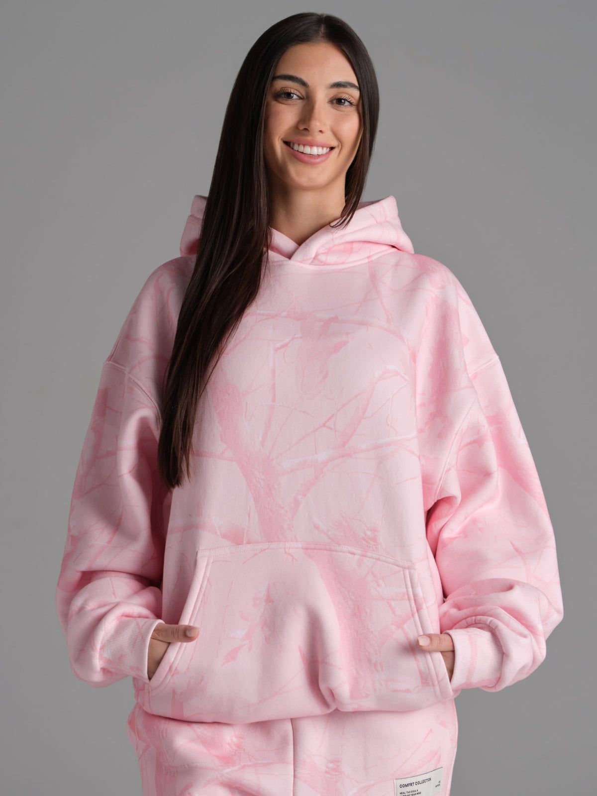 Camo Heavyweight Fleece Hoodie Mega