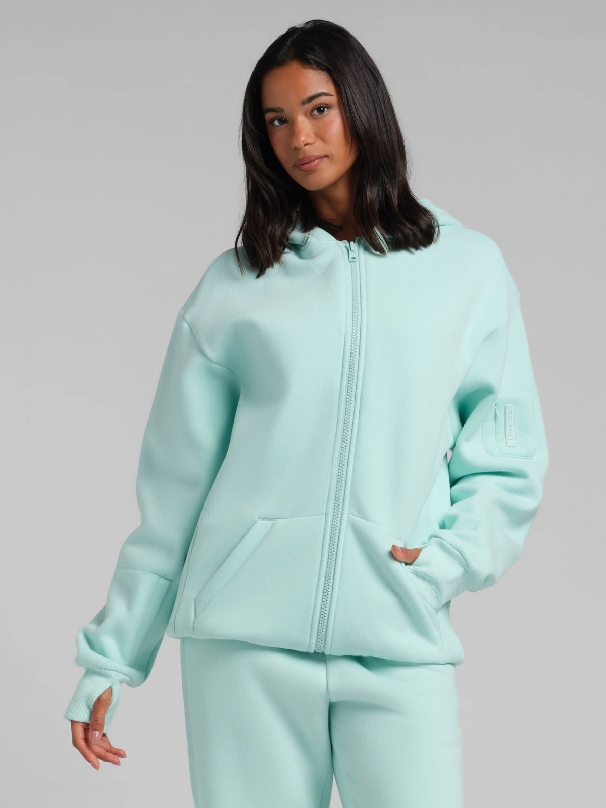 CloudTouch Heavyweight Fleece Explorer Travel Zip Hoodie