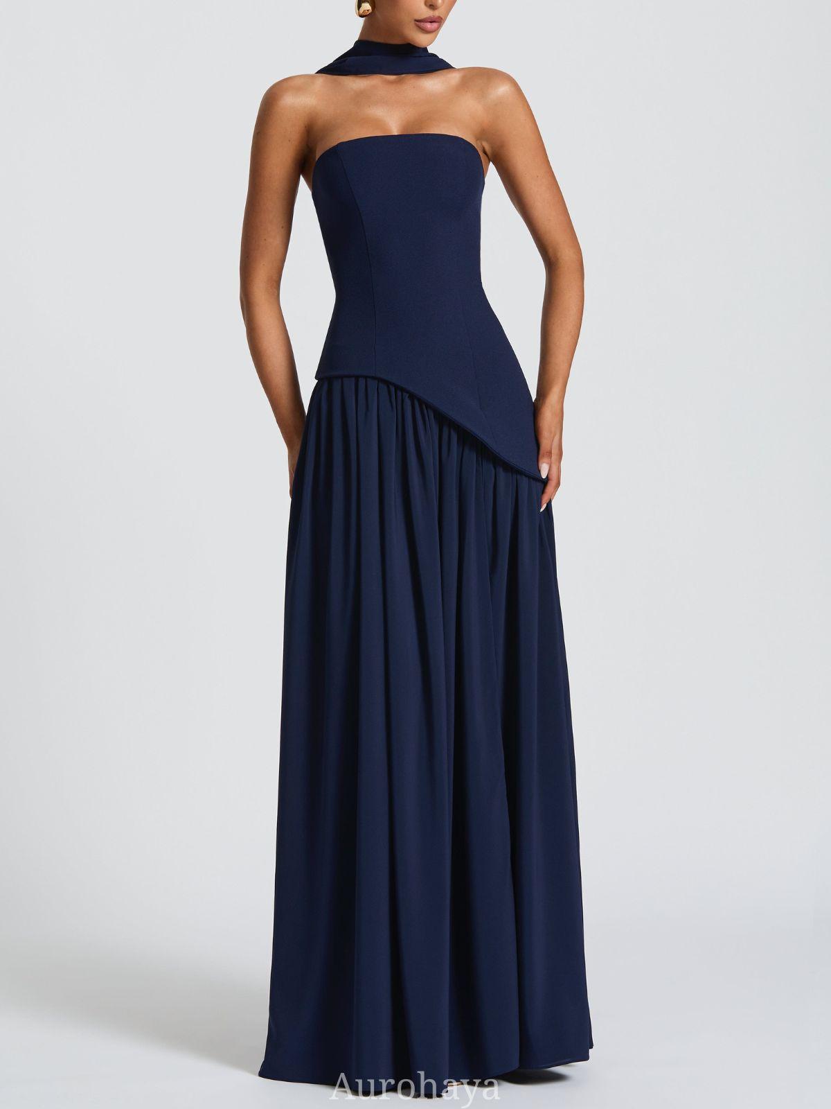 Solène Asymmetrical Maxi Gown