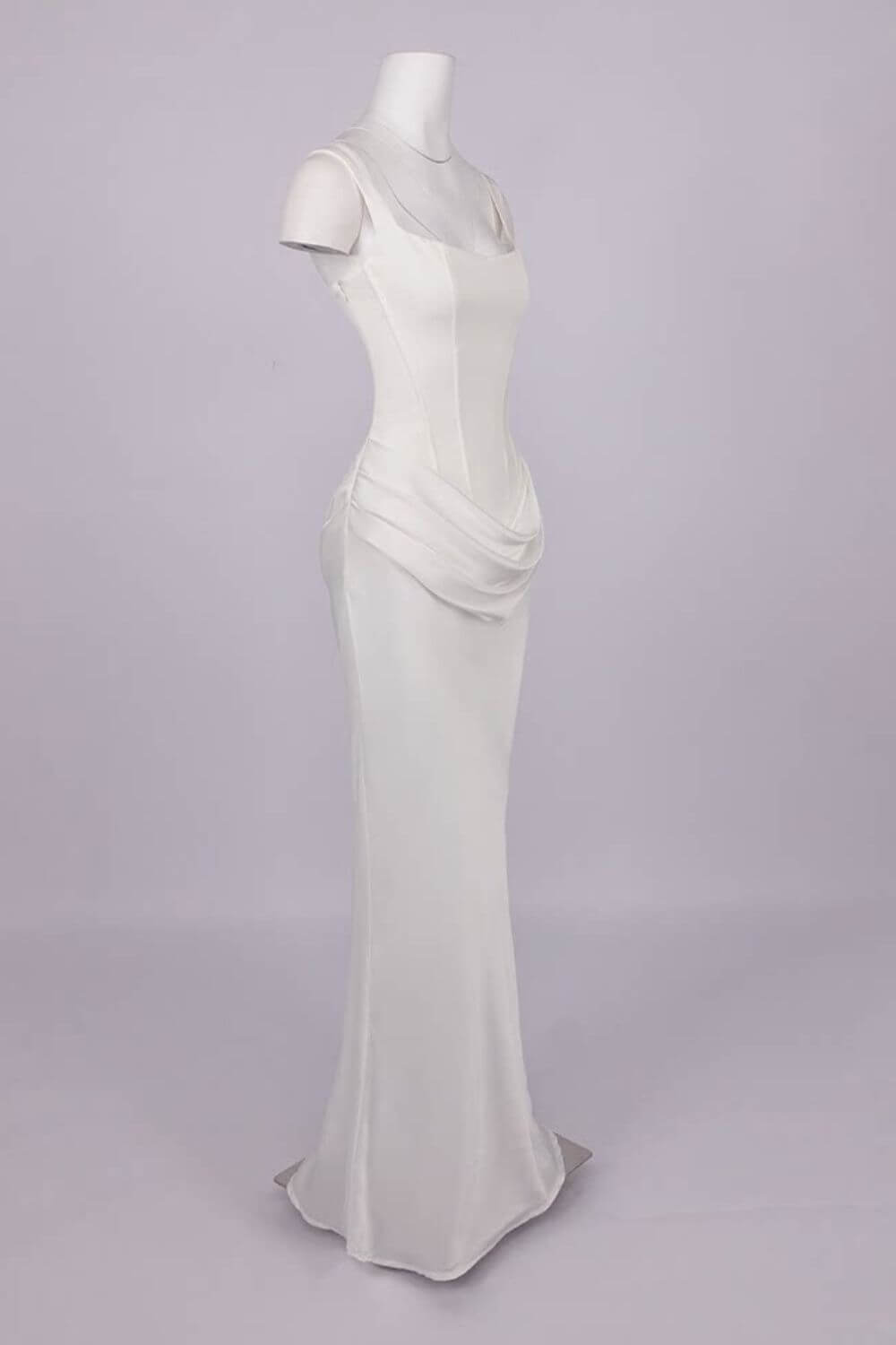 Hortense Square Neck Corset Maxi Dress