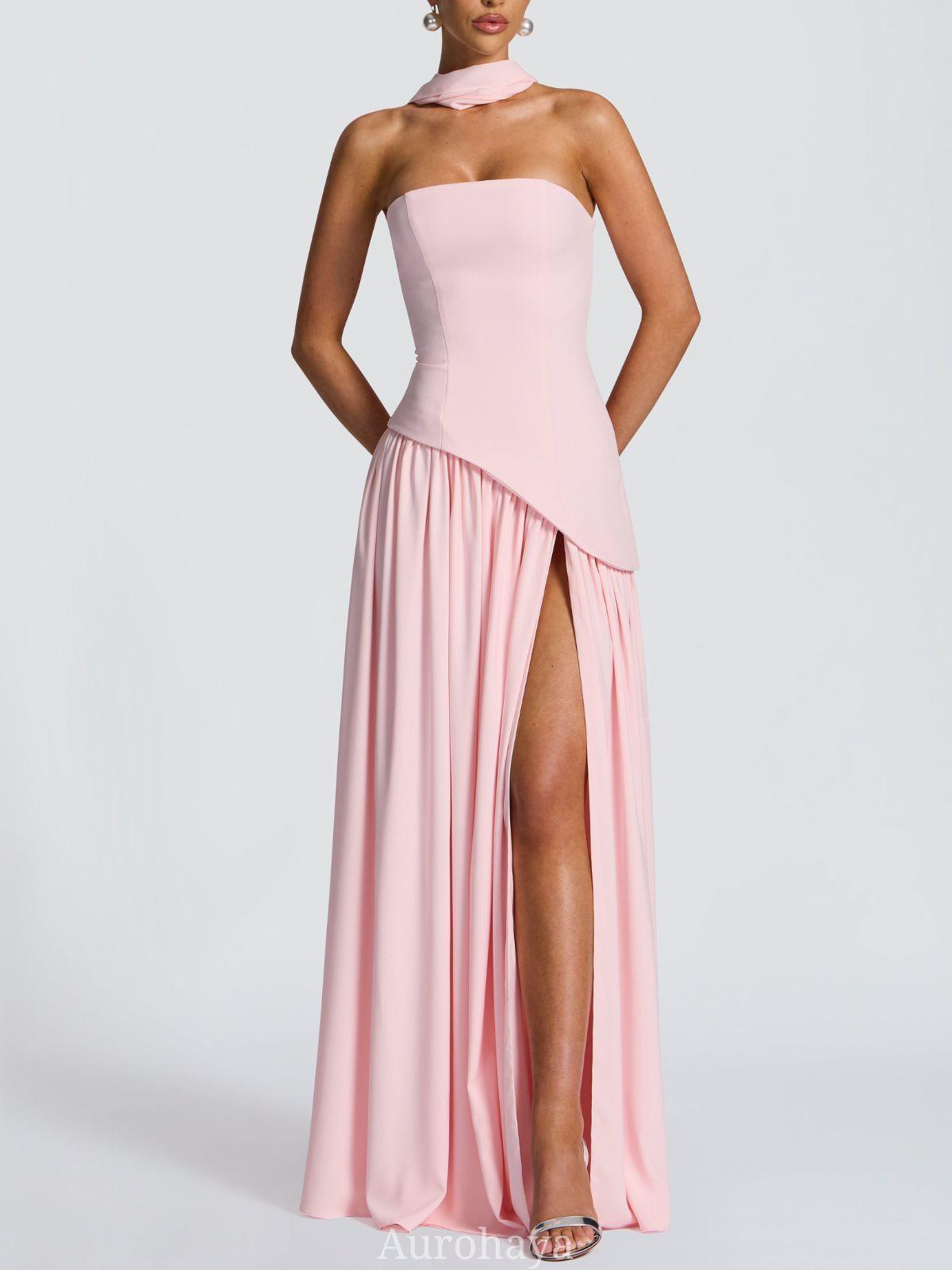 Solène Asymmetrical Maxi Gown