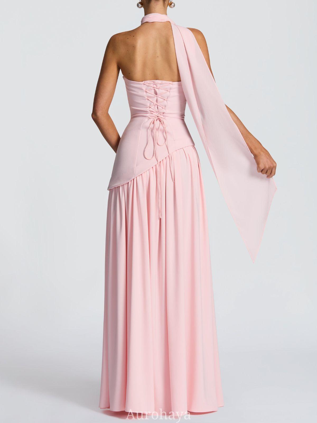 Solène Asymmetrical Maxi Gown