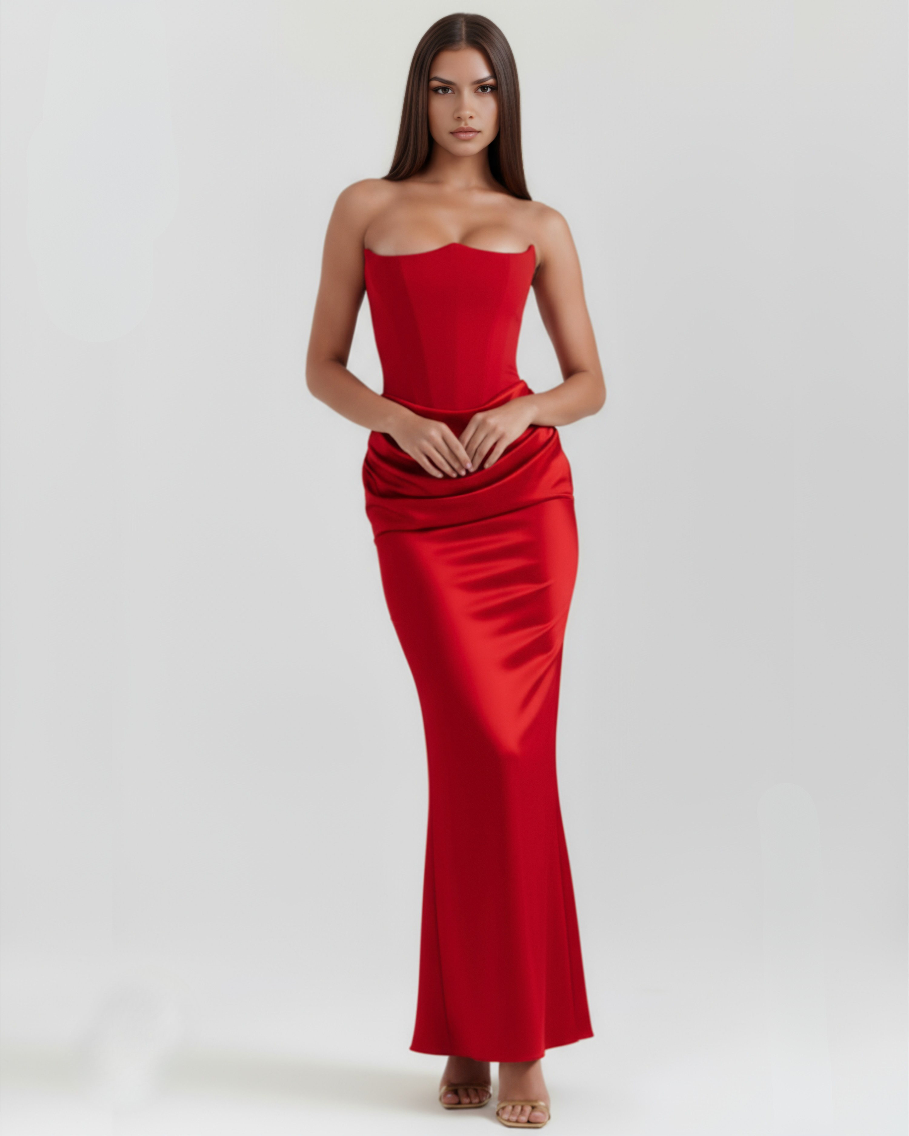 Corset Dress | Almond Muse Style, Boned Bodice, Glamorous Events - ICYBOO