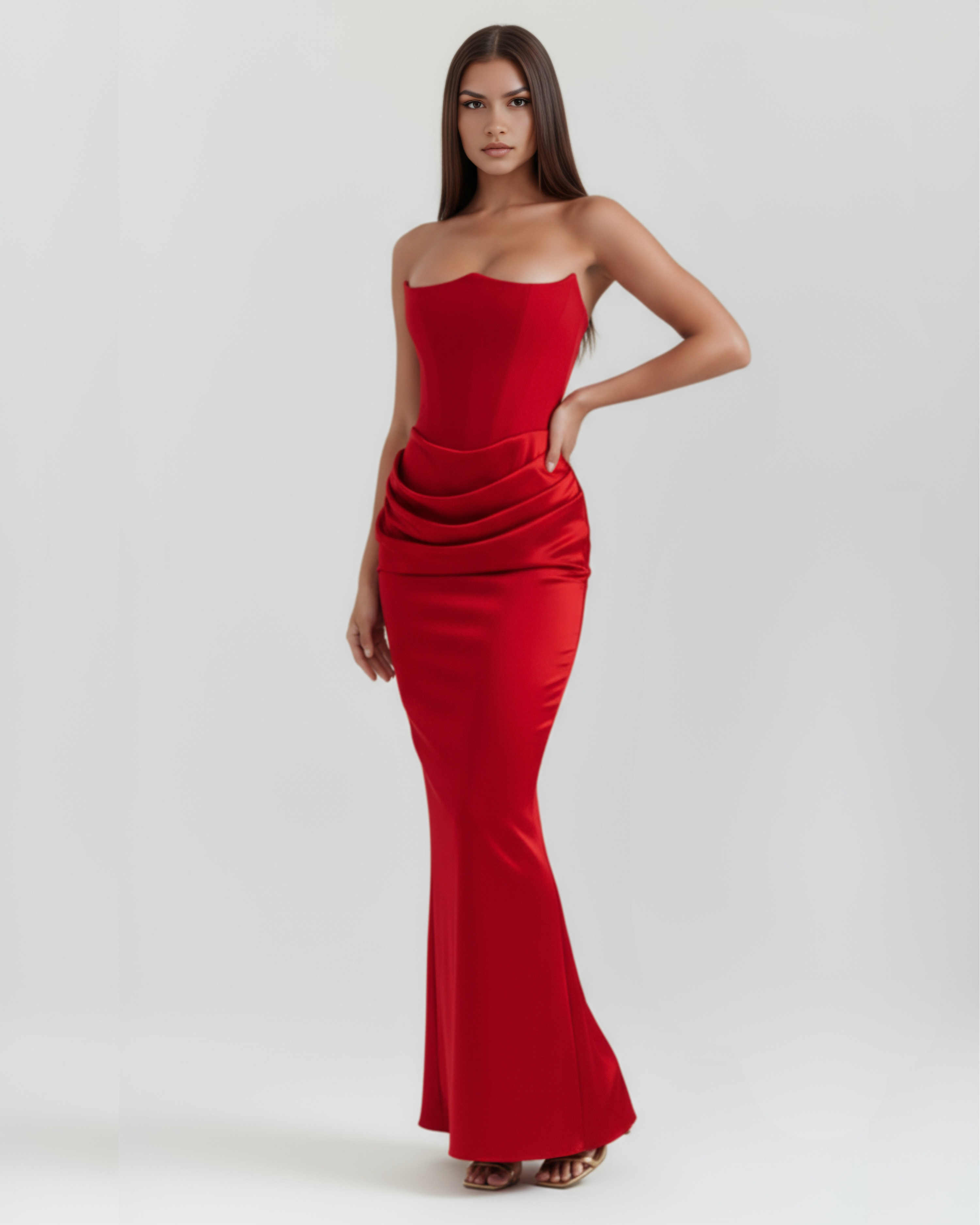 Corset Dress | Almond Muse Style, Boned Bodice, Glamorous Events - ICYBOO