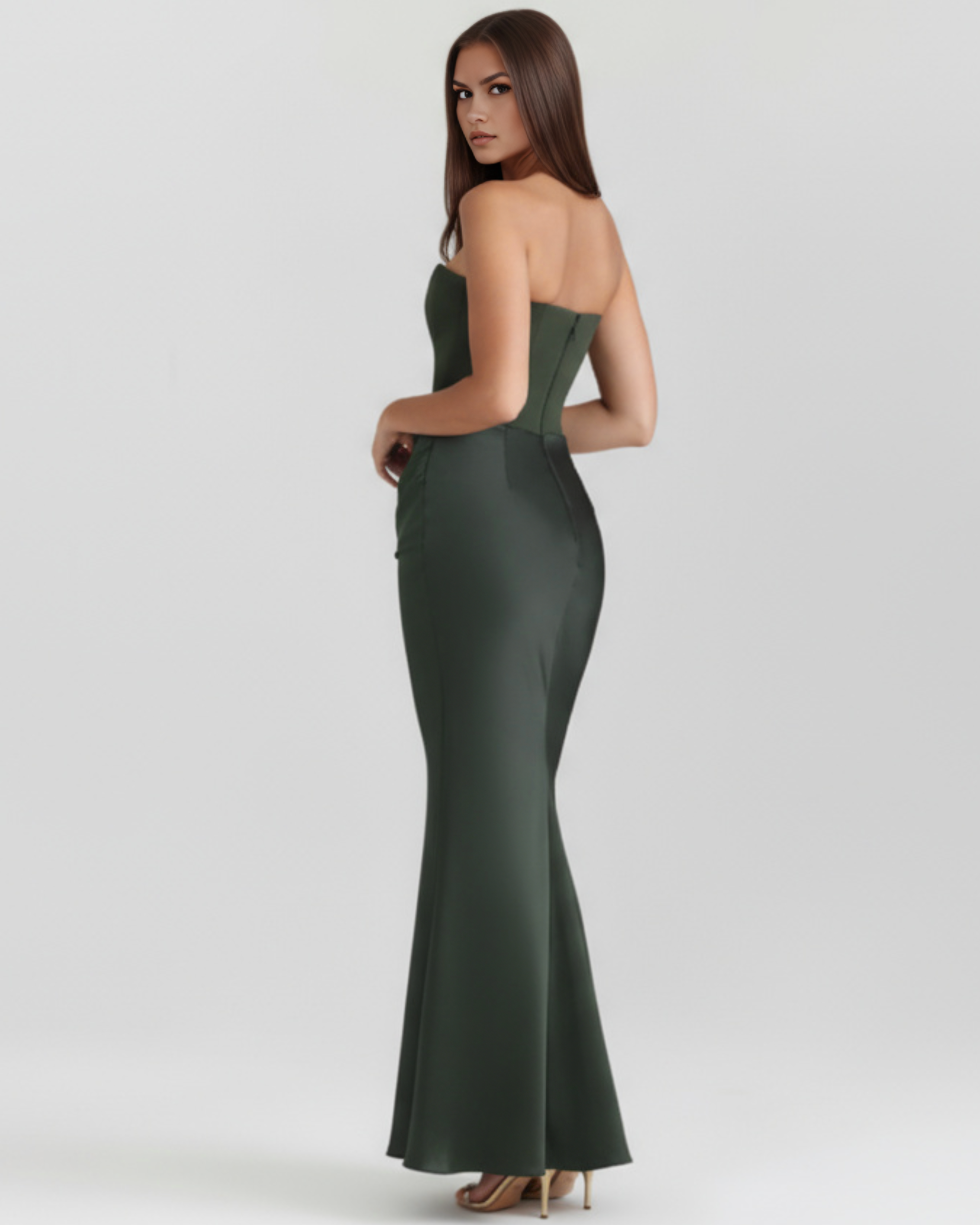 Corset Dress | Almond Muse Style, Boned Bodice, Glamorous Events - ICYBOO