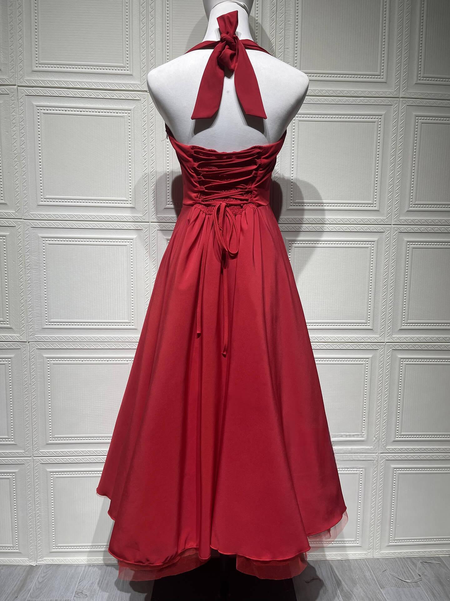 Margaux Halter Neck Midi Dress